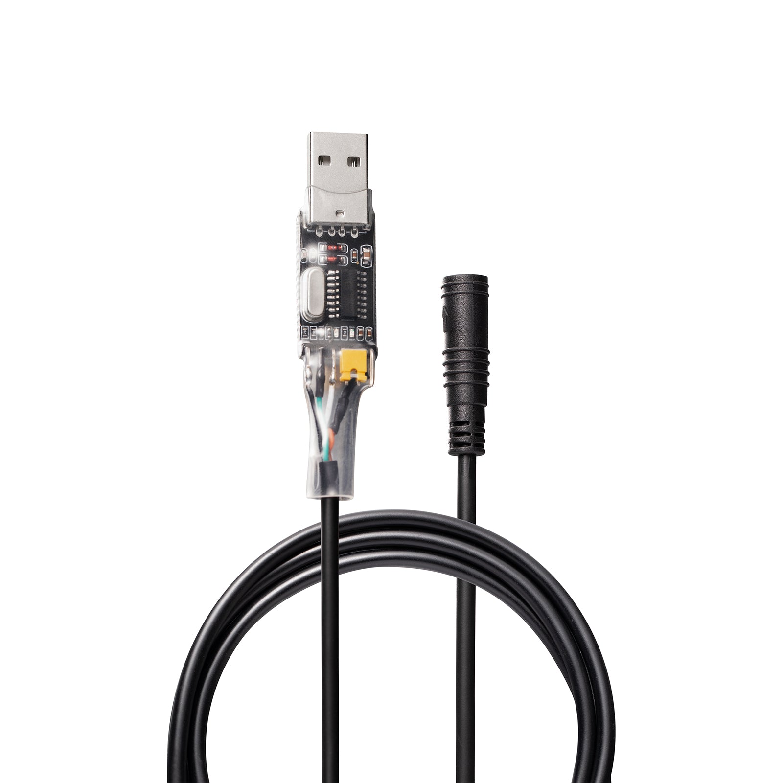 Powallon USB-Programmierkabel für Elektrofahrräder – 41 cm Länge für Bafang BBS01, BBS02, BBSHD und BBS01B/BBS02B Serielles E-Bike-Umrüstkit