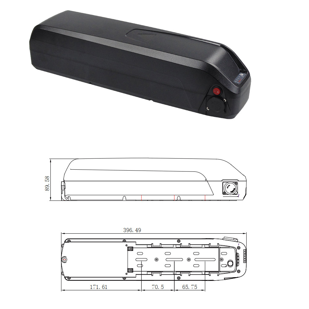 Totguard 27.5" 48V 10.4Ah Electric Mountain Bicycle Battery Replacement